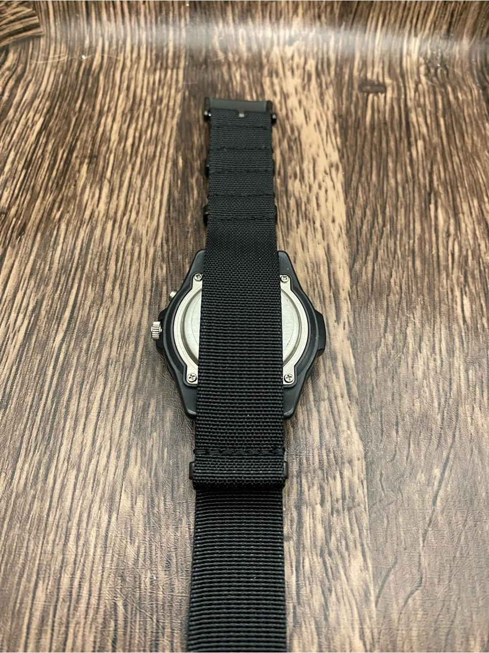 Coleman Glowing Black and White Analog Field Watch new nato band working